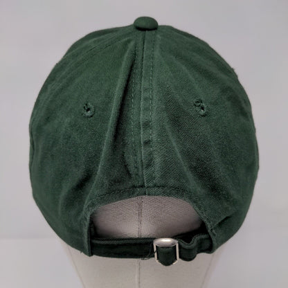 Cabela's Slideback Hat Green OSFM Adjustable Embroidered 6 Panel