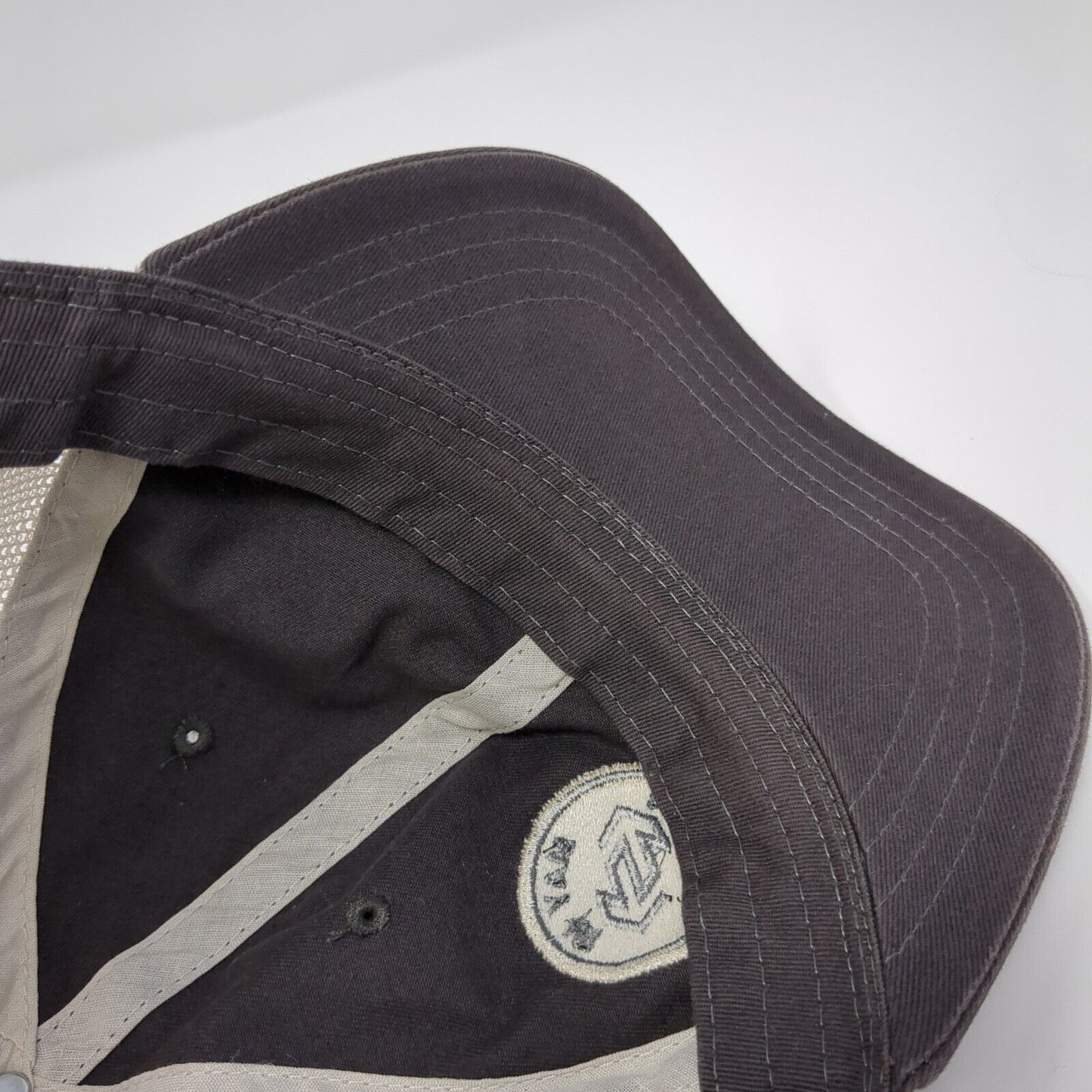 May in Motion Strapback Trucker Hat Gray OS Adjustable Mesh Back Paramount