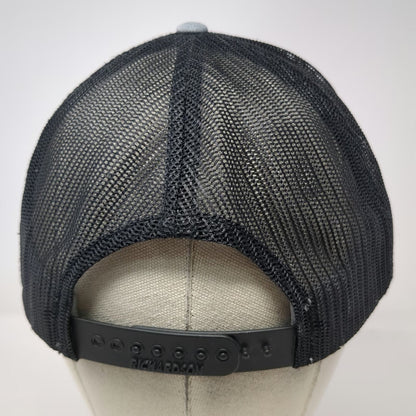 Richardson Trucker Hat Gray One Size Salt Lick BBQ Texas Patch Mesh Snapback