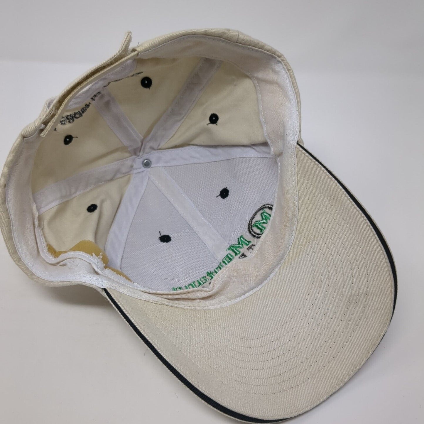 Montana Tractors Leader In Quality Strapback Hat Tan OS Adjustable Embroidered