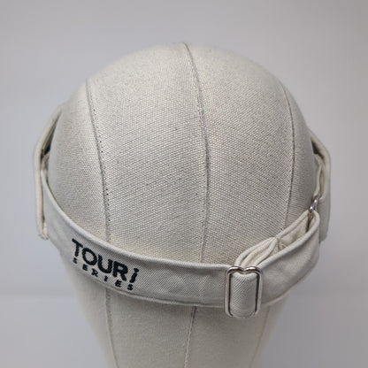 Callaway Tour i Series Sun Visor Hat Beige One Size Adjustable Embroidered