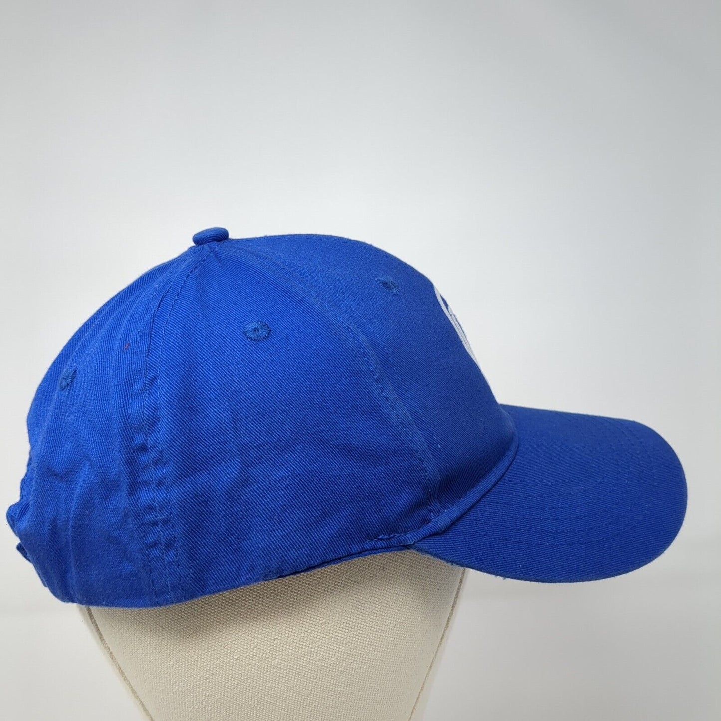 Protime Sports Strapback Hat Blue One Size Adjustable Embroidered Logo