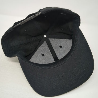 Duck Dive Snapback Hat Black One Size Palm Tree Pacific Beach Ca Acrylic Wool
