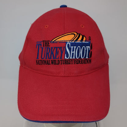 The Turkey Shoot National Wild Turkey Federation Baseball Cap Red One Size NWTF