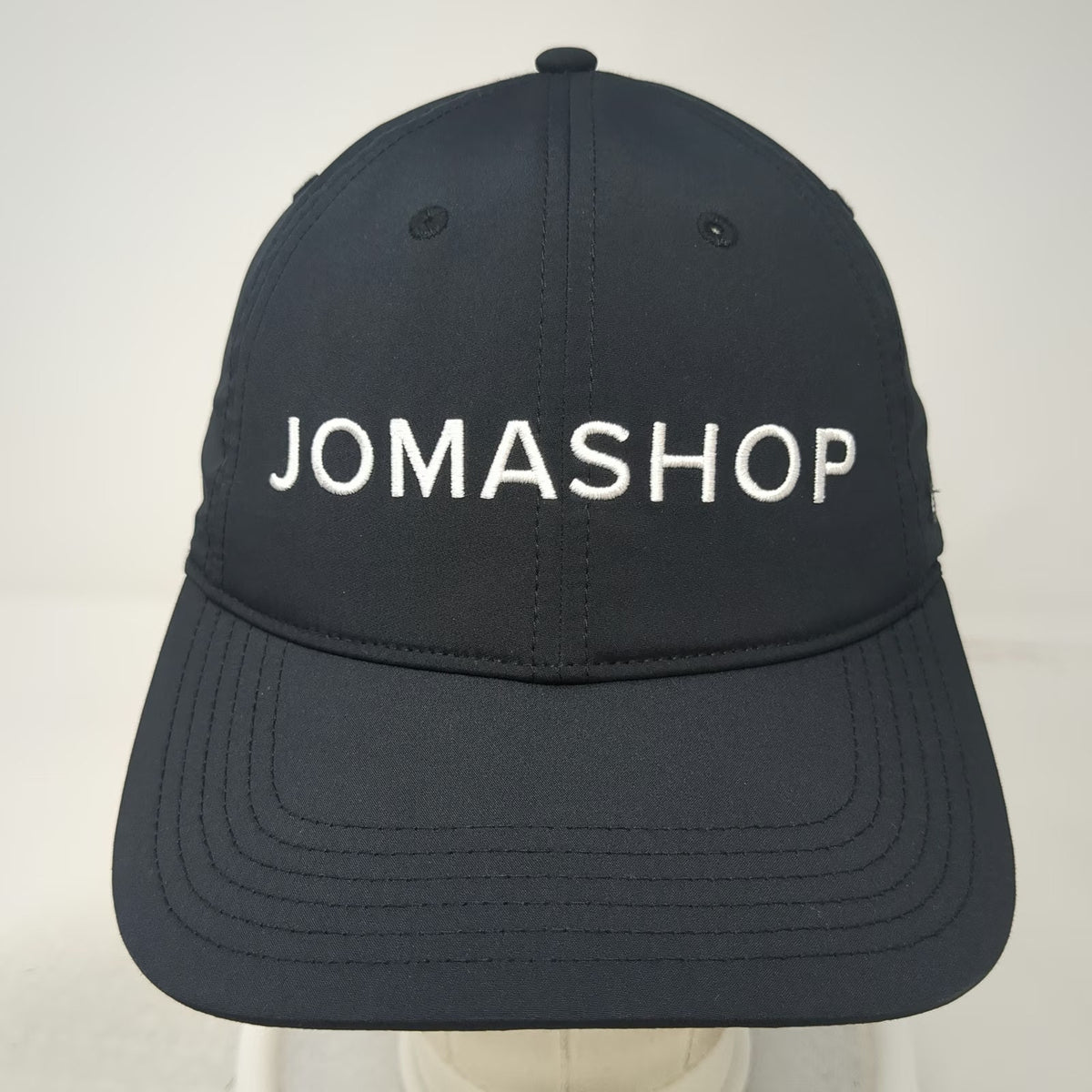 Jomashop Snapback Black Hat OSFM Never Pay Retail Polyester Spandex Structured