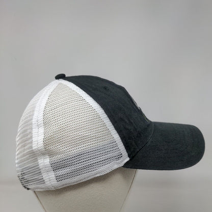 Aspen Green Strapback Trucker Hat Greenish-Black One Size Adjustable Mesh Back