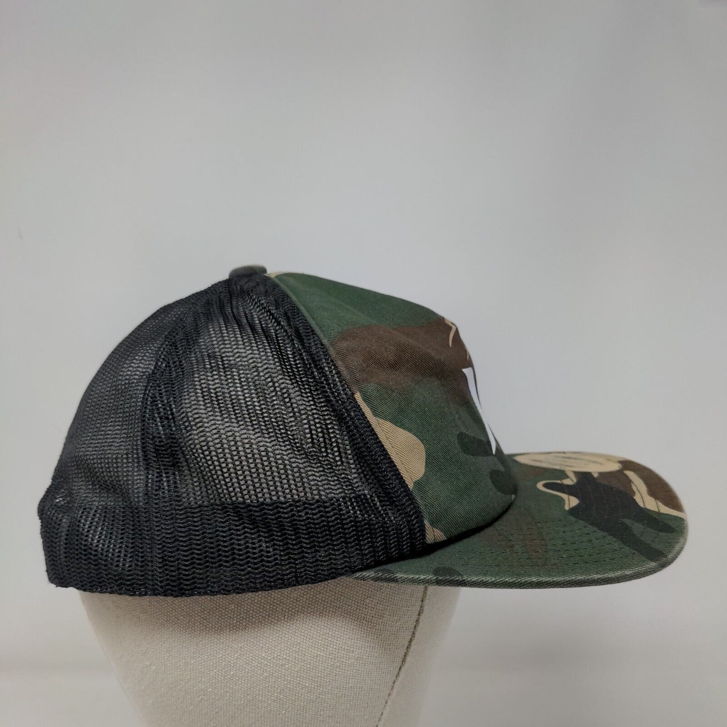 Hurley Snapback Mesh Back Trucker Hat Camouflage One Size Adjustable