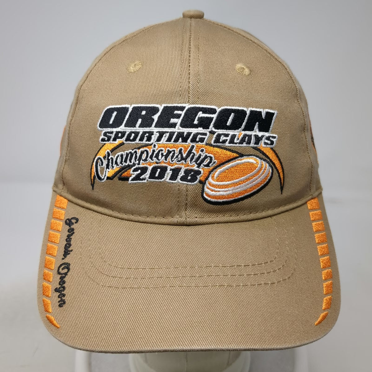 Excel Sportswear Baseball Cap Brown One Size Oregon Sporting Clays 2018 Hat