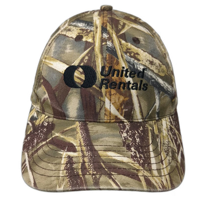 K-Products United Rentals Camouflage Baseball Cap One Size Green Hat Strapback