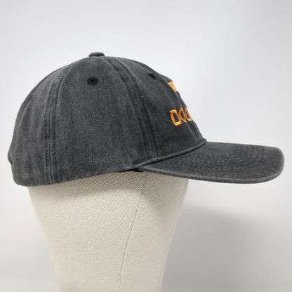 DoorDash Baseball Cap Gray OSFM Embroidered Logo Adjustable Strapback Cotton Hat