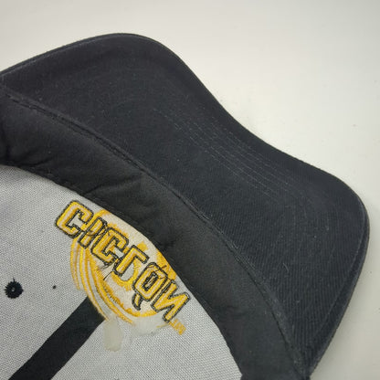 Ciclón Rum Baseball Cap Black One Size Embroidered Hurricane Logo Strapback Hat