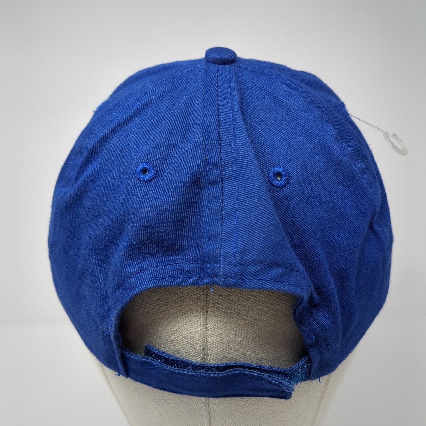 Carl's Cycle Sales Strapback Hat Blue OS Adjustable Embroidered Otto Cotton