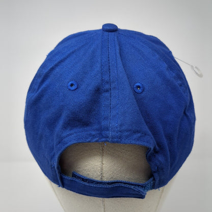 Carl's Cycle Sales Strapback Hat Blue OS Adjustable Embroidered Otto Cotton