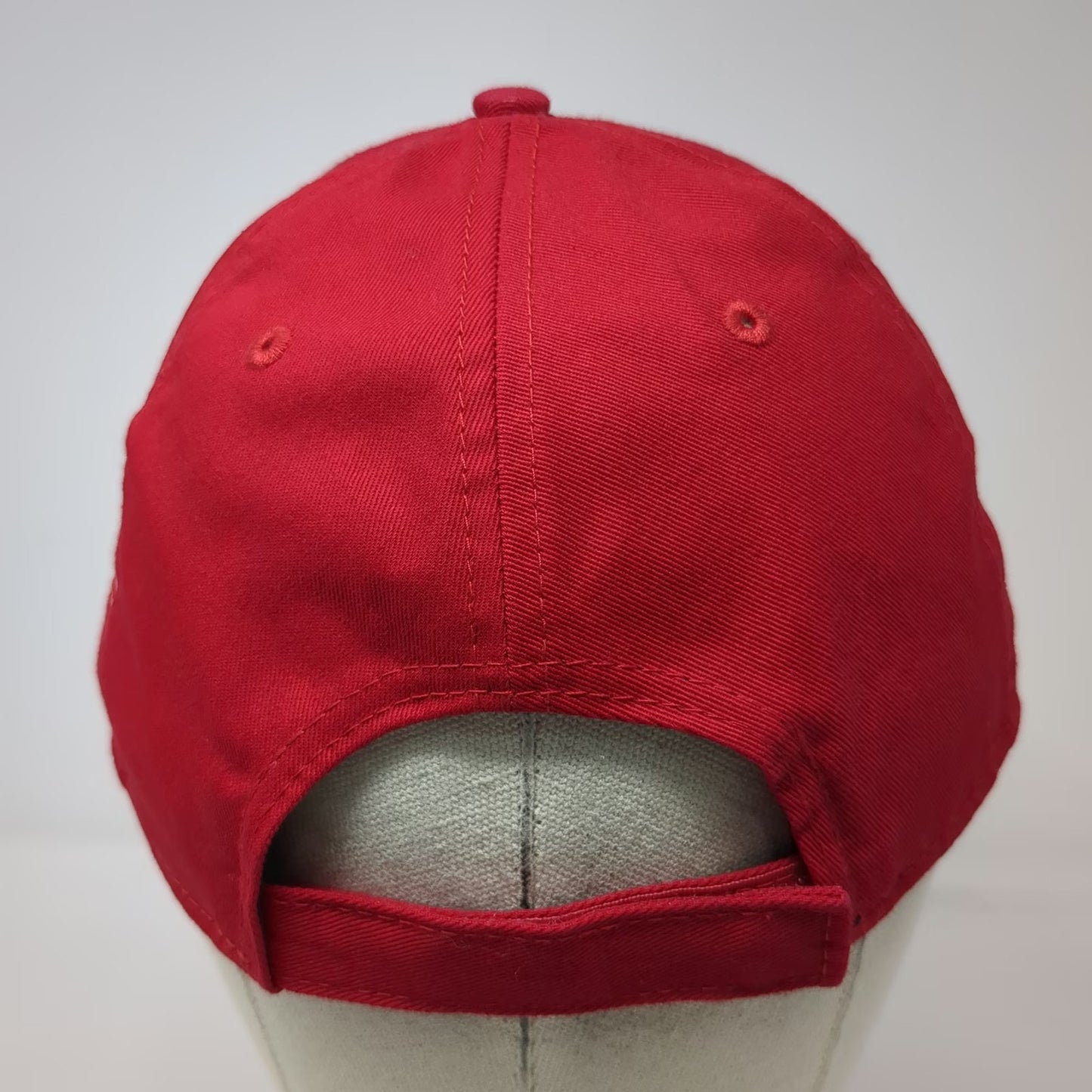 New Era Parts Authority Auto Parts Red Baseball Cap One Size Flag Hat Strapback