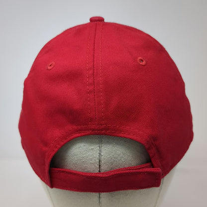 New Era Parts Authority Auto Parts Red Baseball Cap One Size Flag Hat Strapback