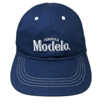 BDA Baseball Cap Blue One Size Cerveza Modelo Embroidery Cotton Hat Strapback