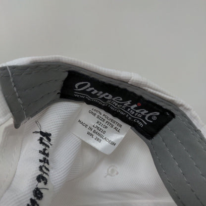 GBS Equipment Rental Strapback Hat White OSFA Embroidered Adjustable