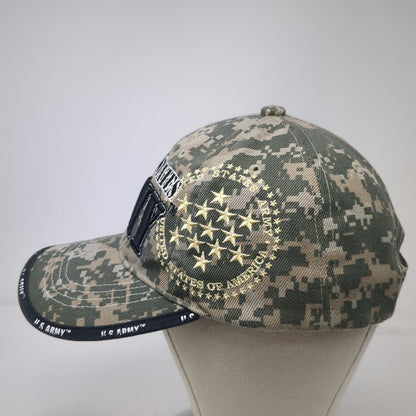 U.S. Army Baseball Cap Green Digital Camo Embroidered One Size Hat Licensed