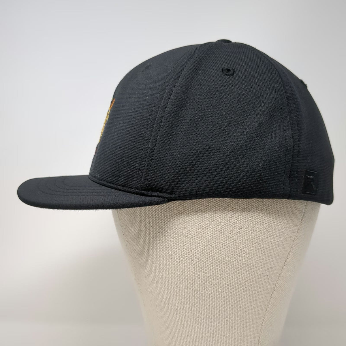 Richardson Baseball Cap Black M American Legion Umpire Flexfit Curved Brim Hat