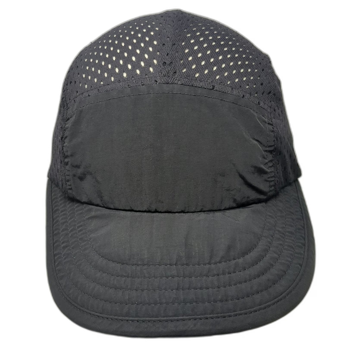 Coal 5 Panel Hat Black One Size Mesh Crown Slideback Lightweight Nylon Outdoor