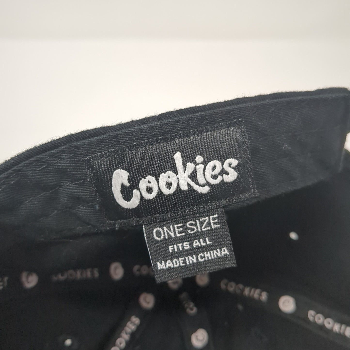 Cookies Slideback Baseball Cap Multicolor One Size Adjustable Colorblock 6 Panel