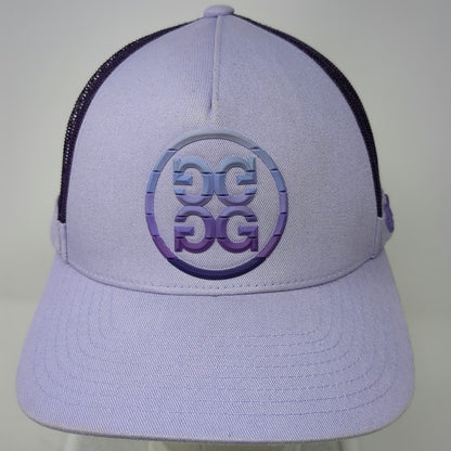 G/FORE Trucker Hat Purple One Size Snapback Mesh Raised Logo A-Frame Golf Hat