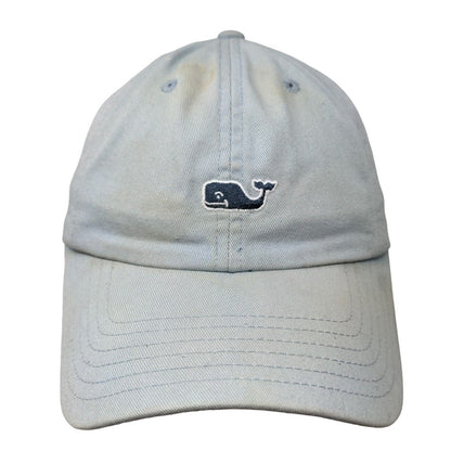 Vineyard Vines Slideback Hat Blue Adjustable Embroidered Whale Logo