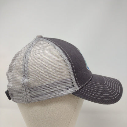 Idaho Sunset Strapback Mesh Back Trucker Hat Gray OSFA Colorblock HG