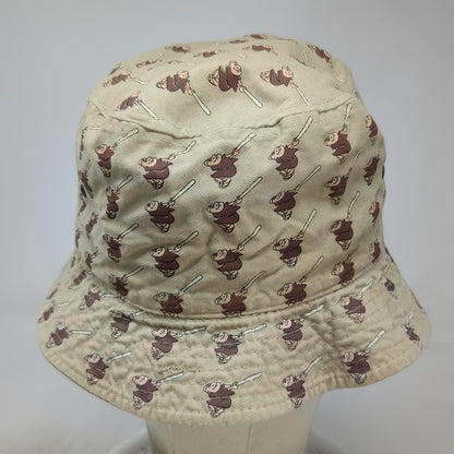 Toyota Bucket Hat Brown One Size Reversible San Diego Padres Logo Cotton Twill