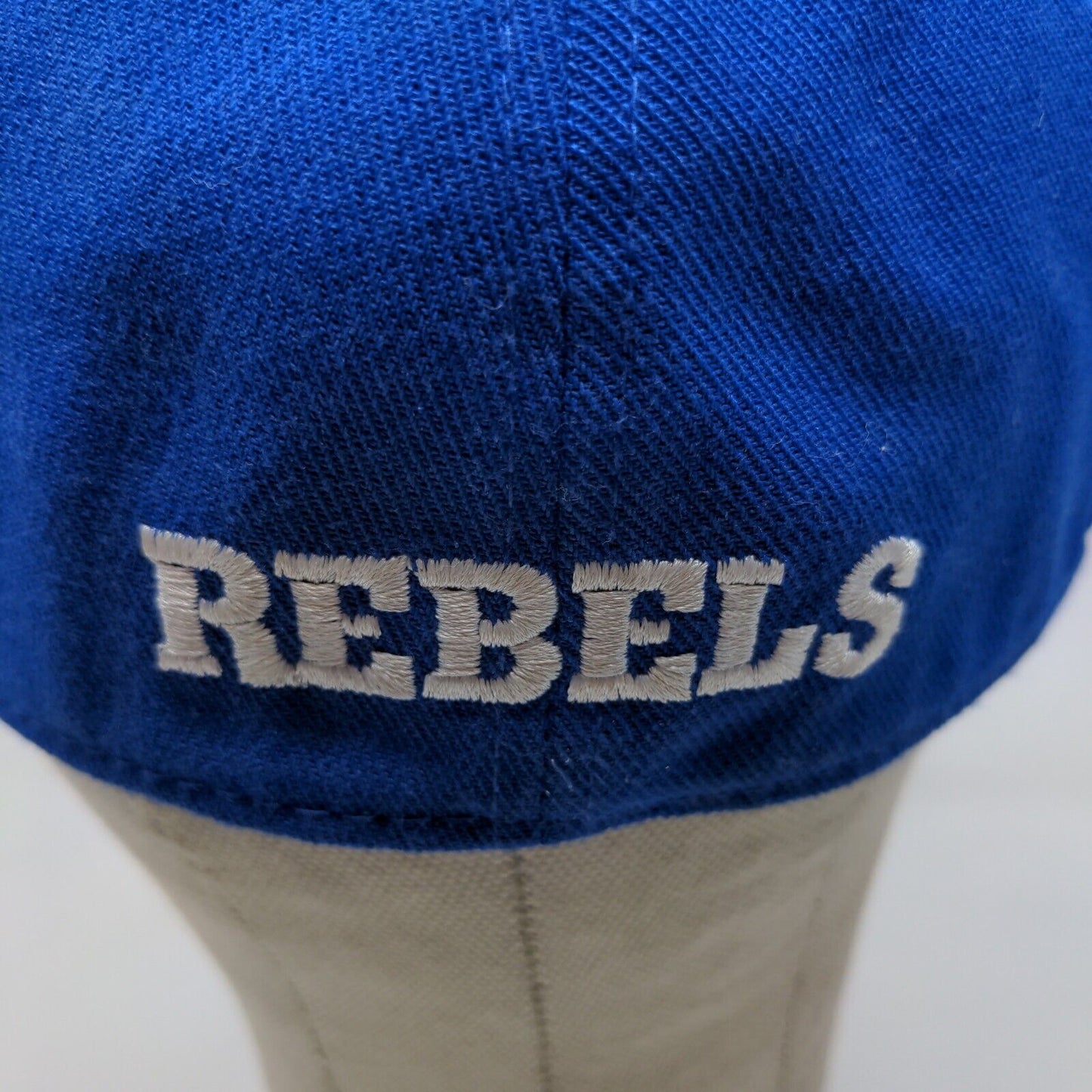 Adidas Superflex Men's Fitted Hat Blue Embroidered Rebels Logo