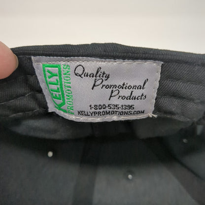 Kelly Promotions Grundfos Baseball Cap Black OSFM Strapback Logo Hat Be Think