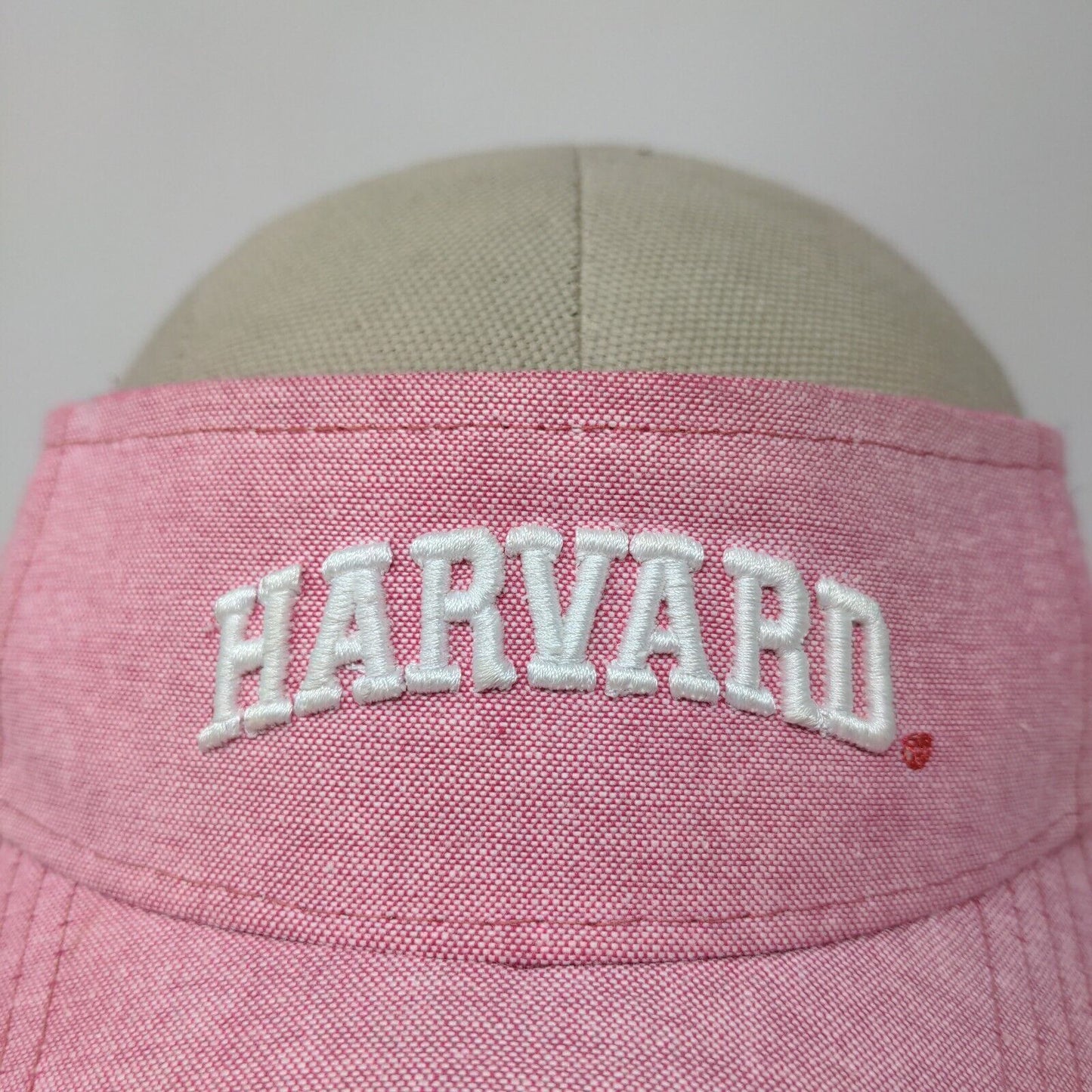 Legacy Women's Slideback Hat Pink Adjustable Embroidered Harvard Logo