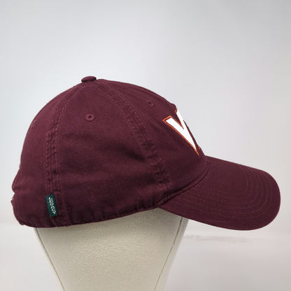 Legacy Baseball Cap Red One Size Virginia Tech VT 150 Years Anniversary Hat