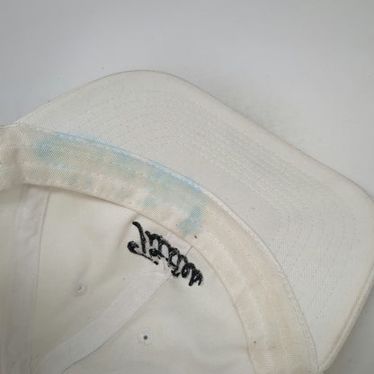 Spencer's Baseball Cap White One Size Titties Black Script Adjustable Cotton Hat