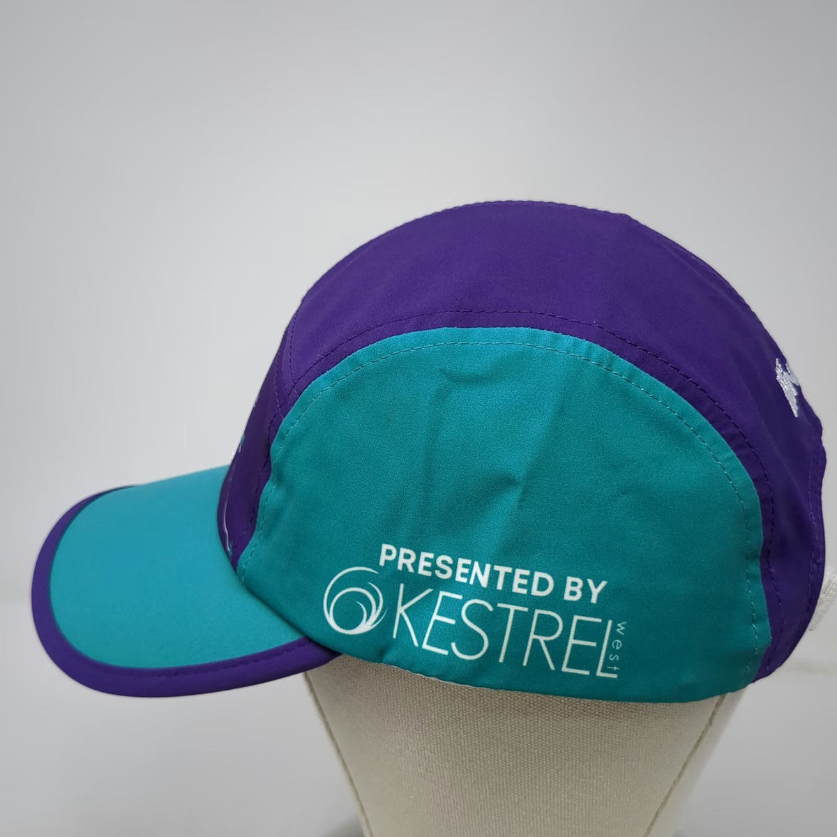 Fleet Feet 5 Panel Purple One Size Boise Greenbelt Relays Brooks Strapback Hat