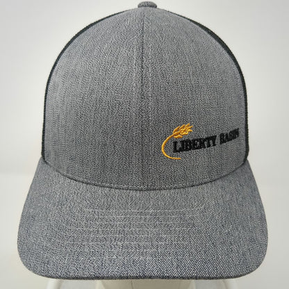 Pacific Headwear Trucker Hat Gray One Size Mesh Back Liberty Basin Snapback