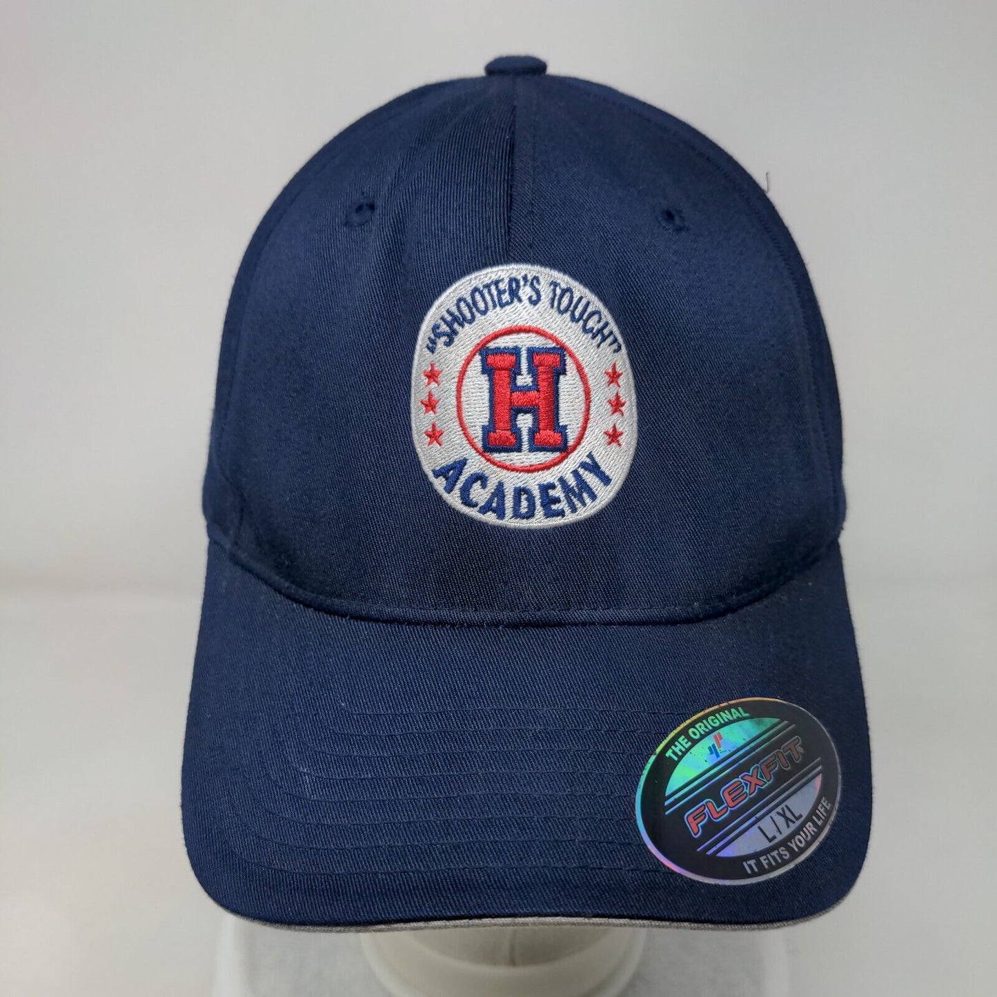 Harvey Shooter's Touch Academy Fitted Hat Blue L/XL Embroidered Flexfit
