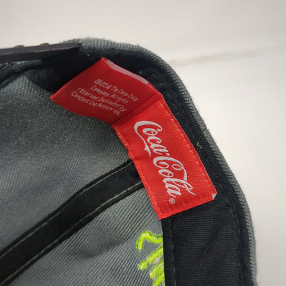 Coca-Cola Snapback Gray Black Green One Size Atlanta Since 1886 Underbrim Hat