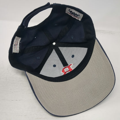 Boston Red Sox MLB Fan Favorite Baseball Cap Blue OSFM Strapback Gray Underbrim