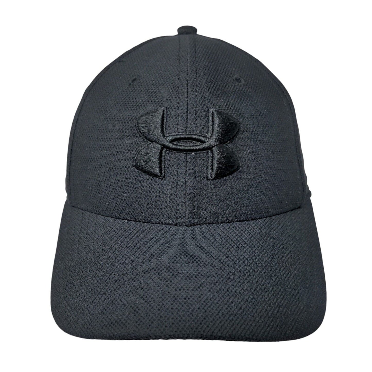 Under Armour Blitzing Fitted Hat Black M/L UA Classic Fit Embroidered