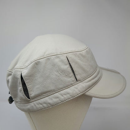 Sunday Afternoons Army Cap Beige L Nylon Toggle Mesh Vents Lightweight Sun Hat