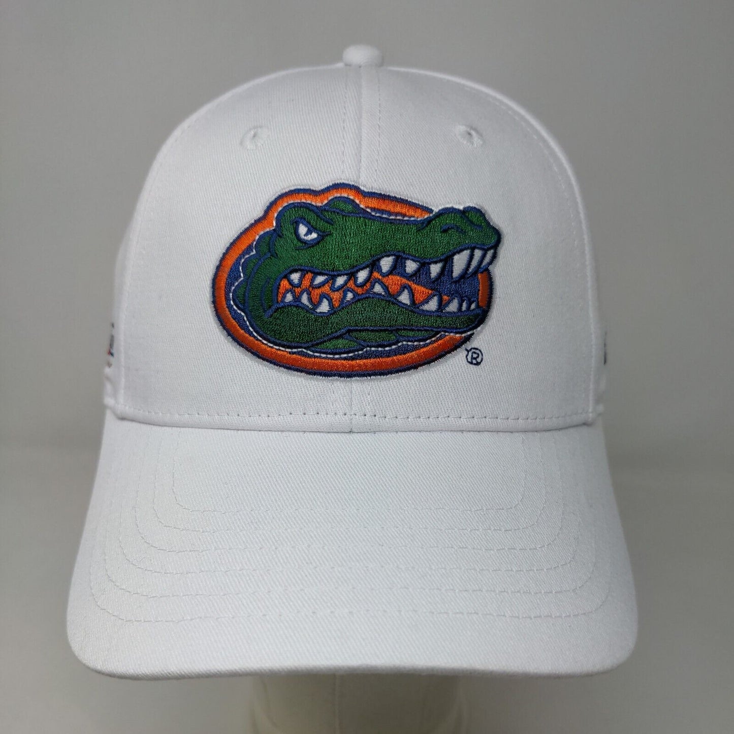 Unbranded Men's Slideback Hat White Florida Gators Embroidered Logo 100% Cotton