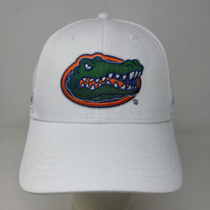 Unbranded Men's Slideback Hat White Florida Gators Embroidered Logo 100% Cotton