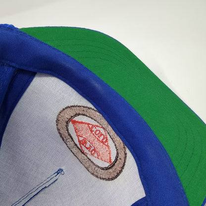 Yupoong 5 Panel Blue One Size Hat Snowy Range Railroad Route Snapback Rope