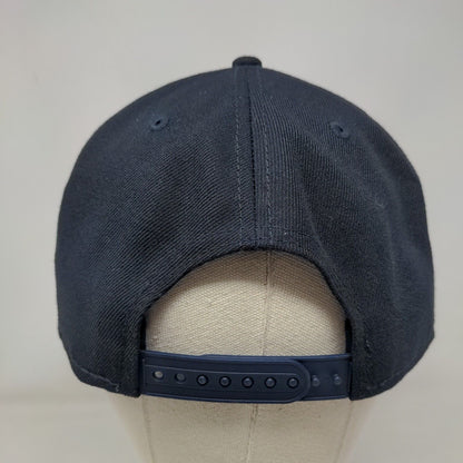 Barstool Snapback Hat Blue OSFM Solid Embroidered New Era 9Fifty