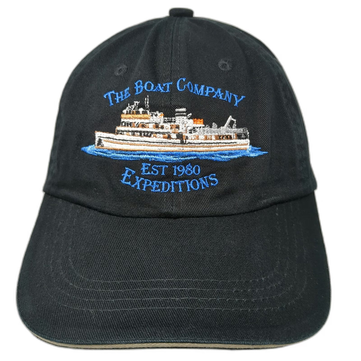 Port Authority The Boat Company Expeditions Black Baseball Cap One Size Hat