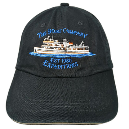 Port Authority The Boat Company Expeditions Black Baseball Cap One Size Hat