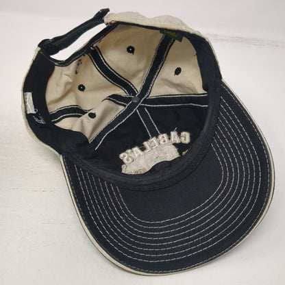 Cabela's Baseball Cap Black One Size Distressed 61 Athletics Slideback Hat