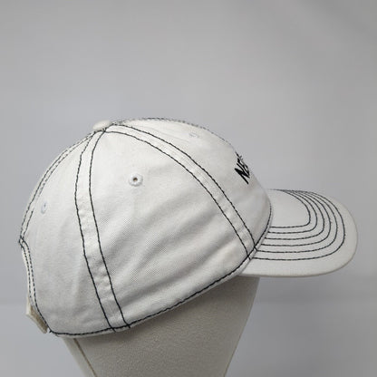 Neckover Bull Tuff Strapback Hat White One Size Adjustable 6 Panel