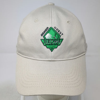 Page & Tuttle Baseball Cap Beige One Size Jerome Country Club Golf Cheese Co Hat